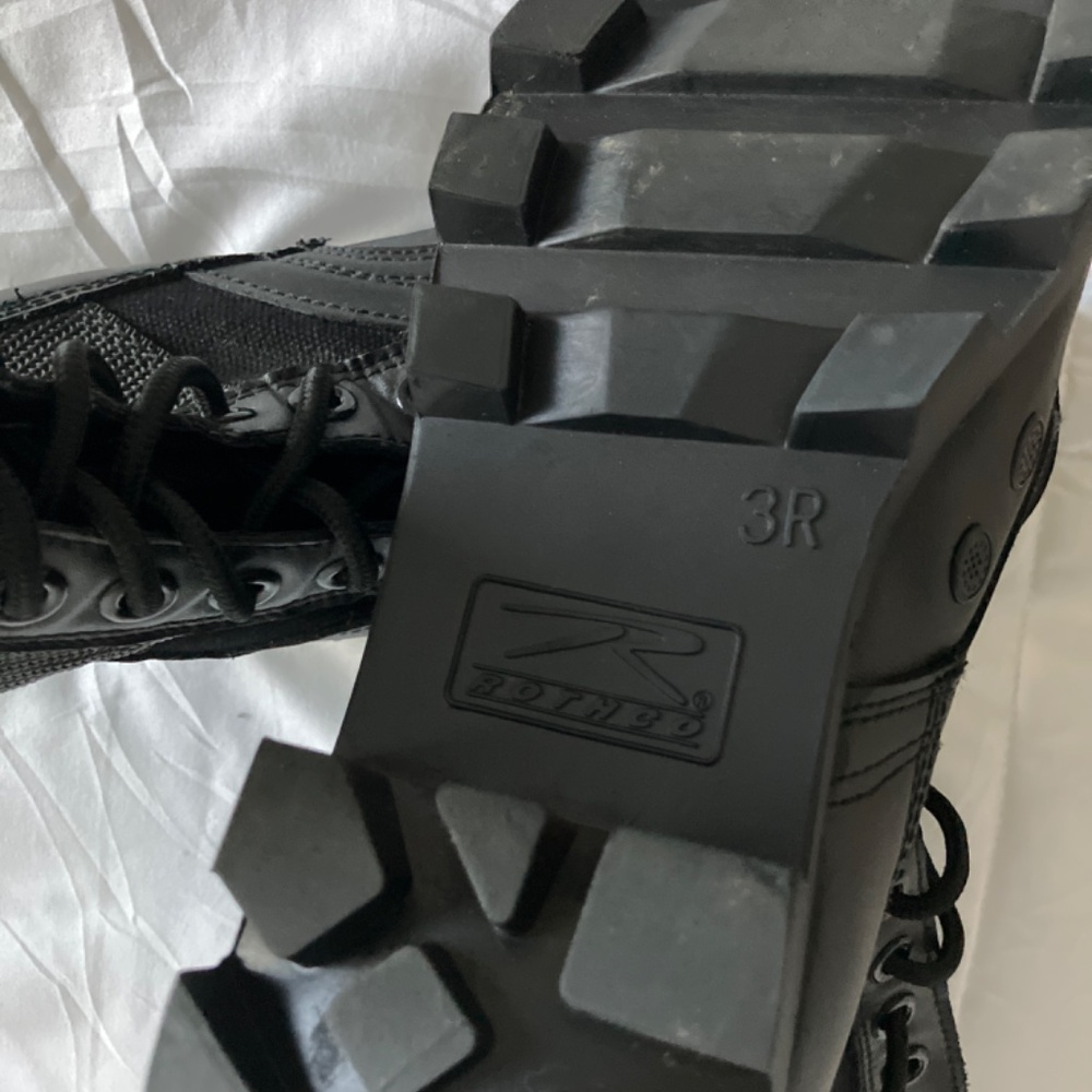 Police Combat Boots Rothco - Picture 3 of 3